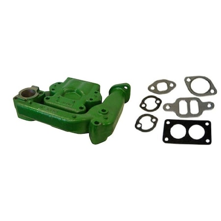 Aic Replacement Parts 2 pc Intake & Exhaust Manifold w/ Gaskets Fits John Deere Tractor Model 50 B3211R-WGSKTS
